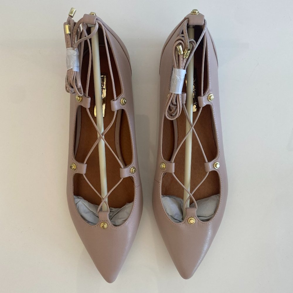 Halogen Owen Pointy Toe Flat Blush Size 8.5